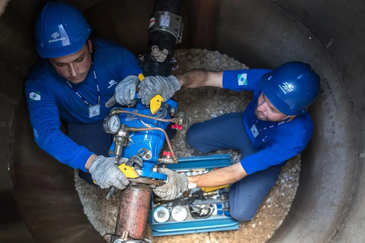 Sanepar abastecimento de água Foz do Iguaçu