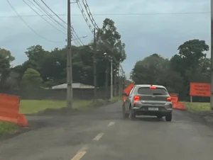 Obras na Avenida Maria Bubiak Foz do Iguaçu