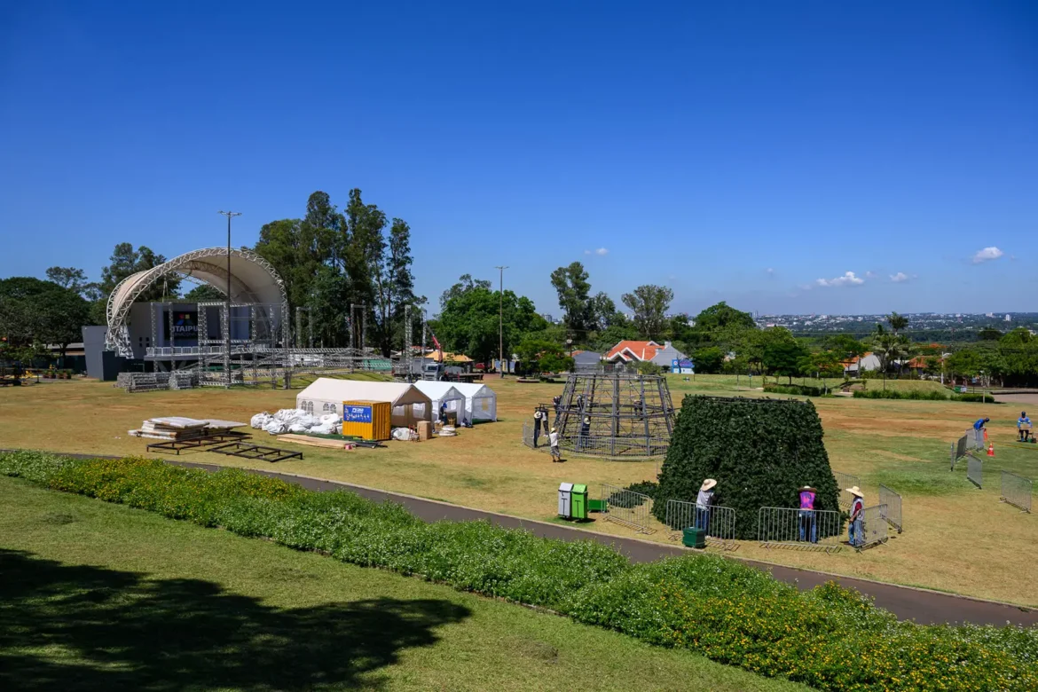 Natal da família no gramadão itaipu