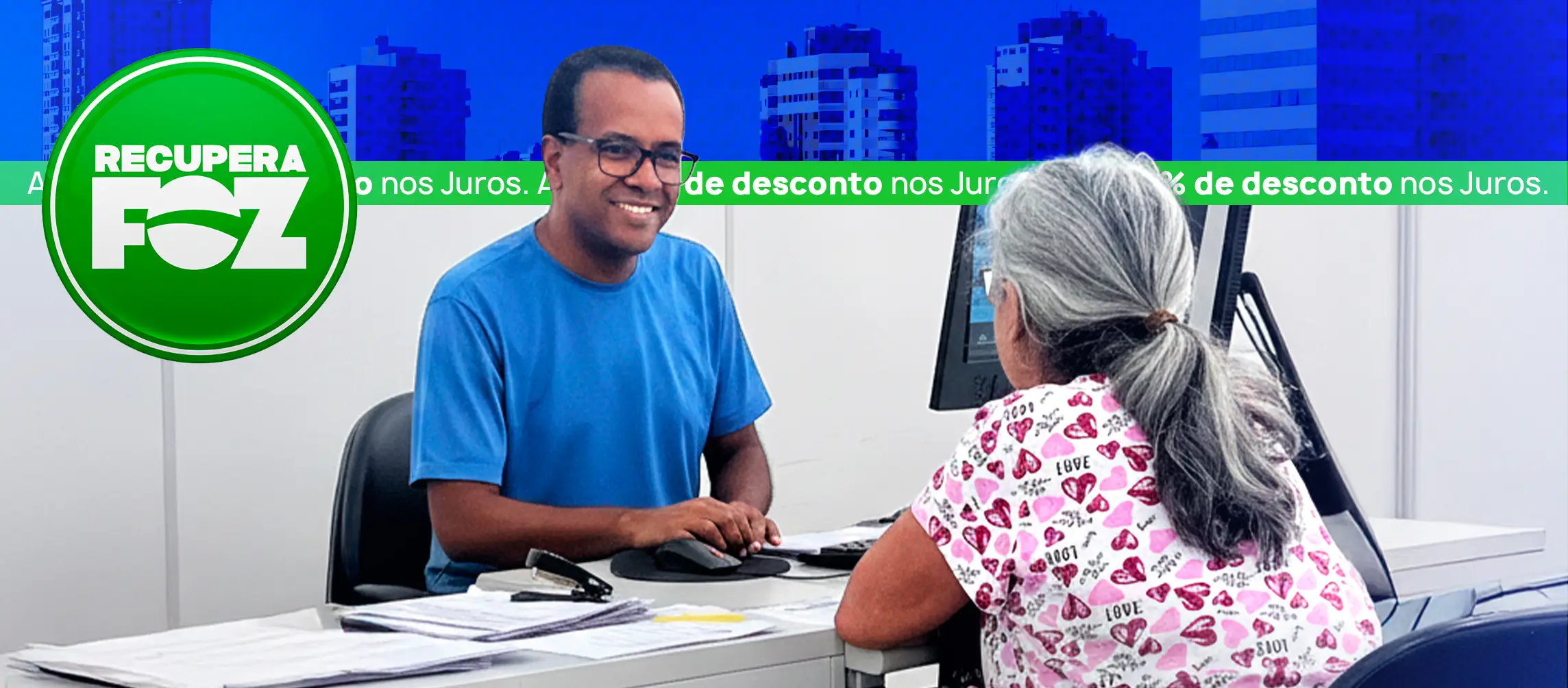 Plantão RecuperaFoz nos shoppings