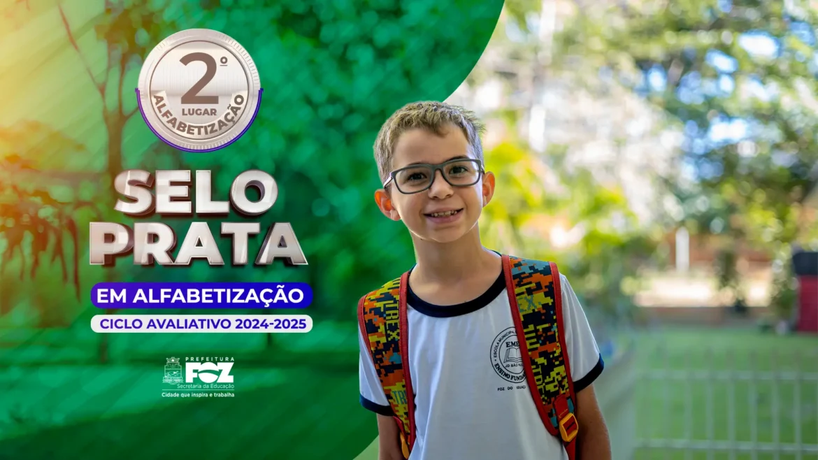 Selo Prata de Alfabetização Foz do Iguaçu