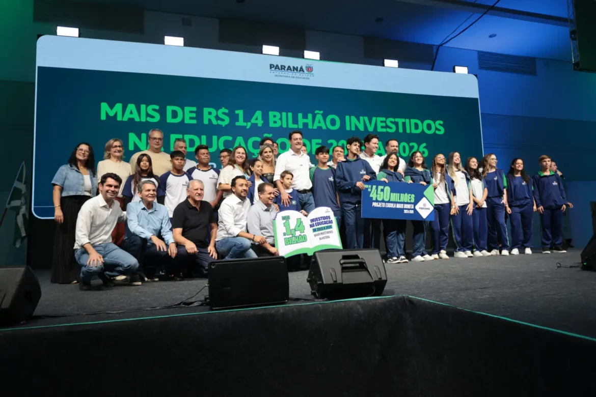 Ratinho Junior investimentos educação Paraná