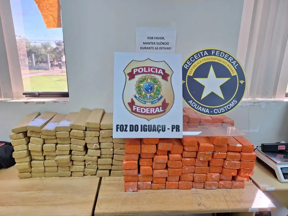 PF e Receita apreendem 166 5 kg de maconha em Foz do Iguaçu