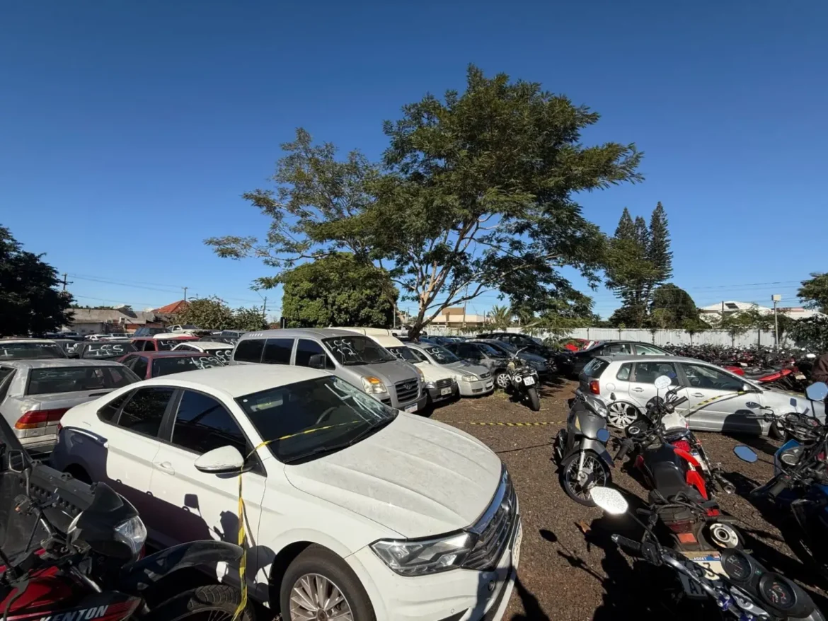 Foztrans realiza leilão on-line com 420 veículos e sucatas