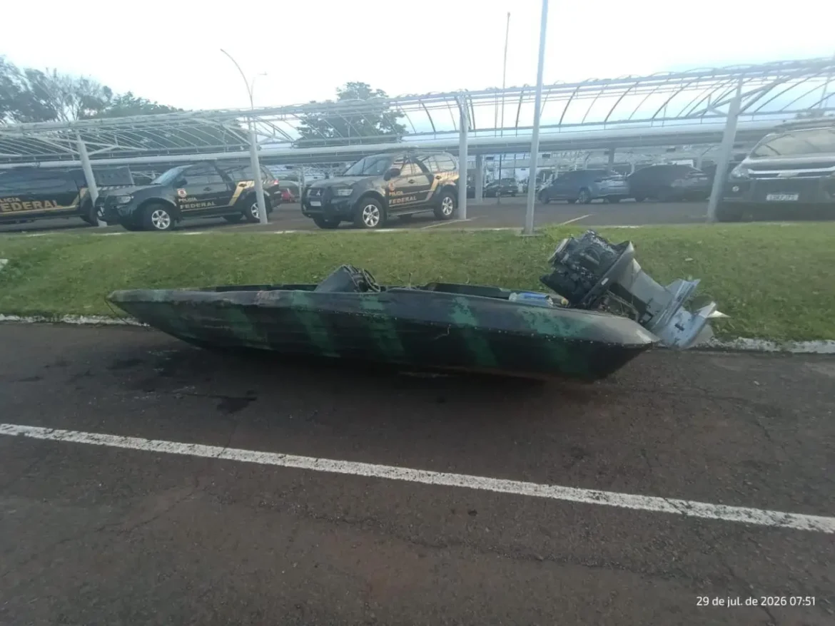 PF atua na apreensão de 589 kg de drogas em Santa Helena