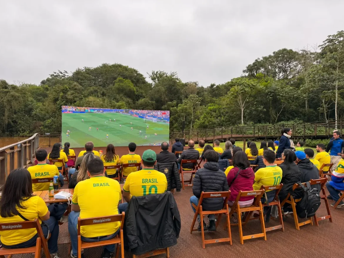 Wonder Park Foz oferece entrada gratuita para moradores assistirem aos jogos da Copa do Mundo